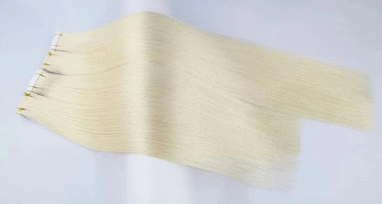 European Double Drawn Human Hair Tape Hair Extension, High Quality Natural Remy Tape In Hair Extension