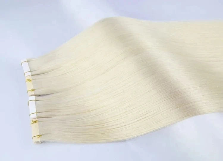 European Double Drawn Human Hair Tape Hair Extension, High Quality Natural Remy Tape In Hair Extension