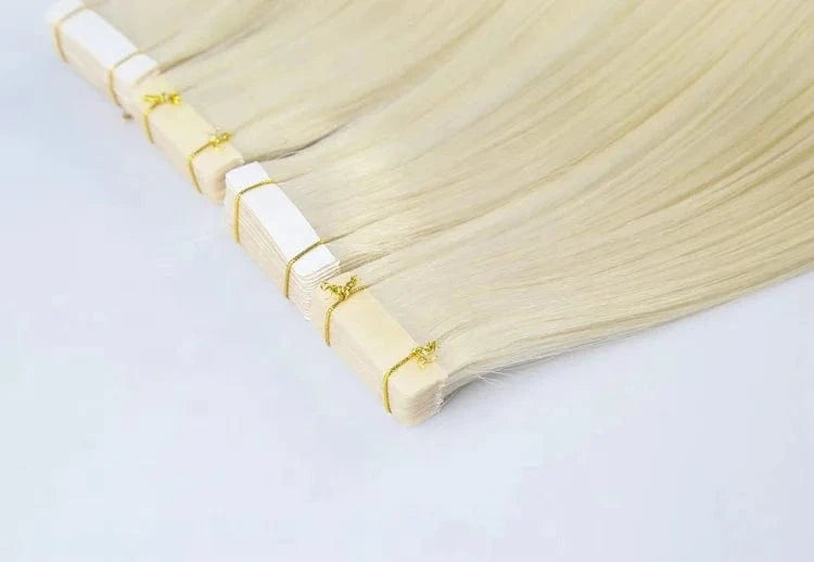 European Double Drawn Human Hair Tape Hair Extension, High Quality Natural Remy Tape In Hair Extension