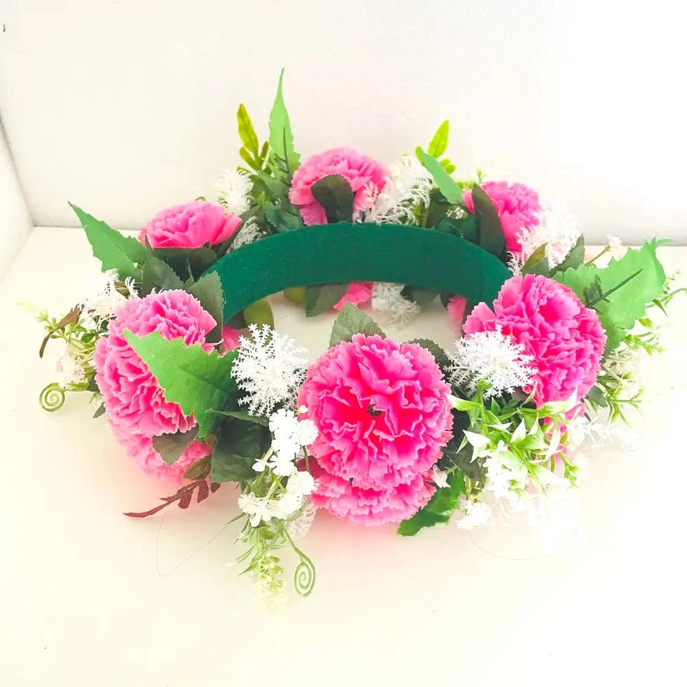 Fabric floral headband Artificial tropical plumeria Island frangipani tiare hibiscus pin comb headband dancing party accessories