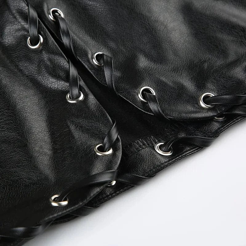 Factory 2024 boutique clothing ladies fashion pu leather mini sexy womens skirts