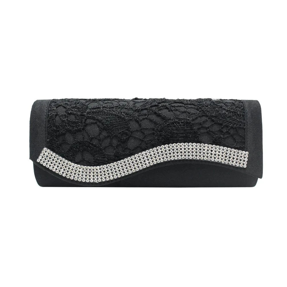 Factory direct supply spot women's bags, European and American fashion pleated clutches dinner evening bags