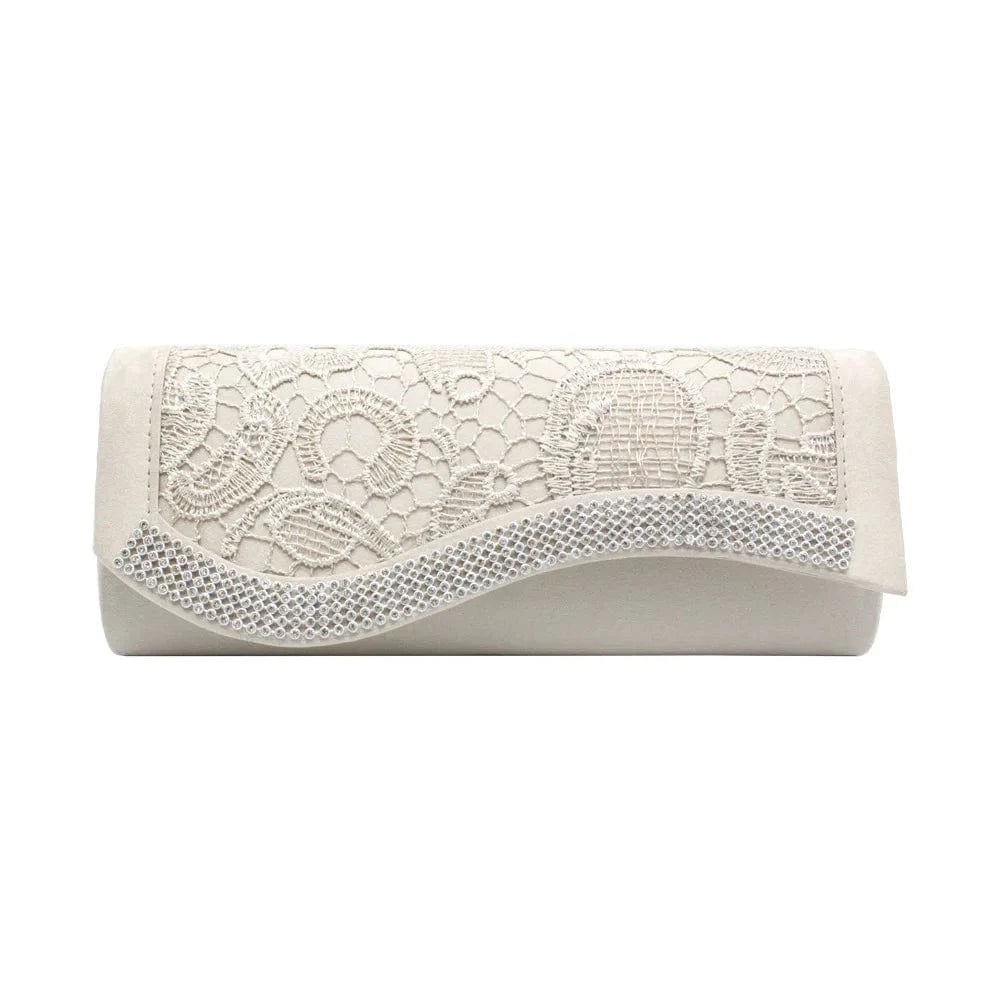 Factory direct supply spot women's bags, European and American fashion pleated clutches dinner evening bags