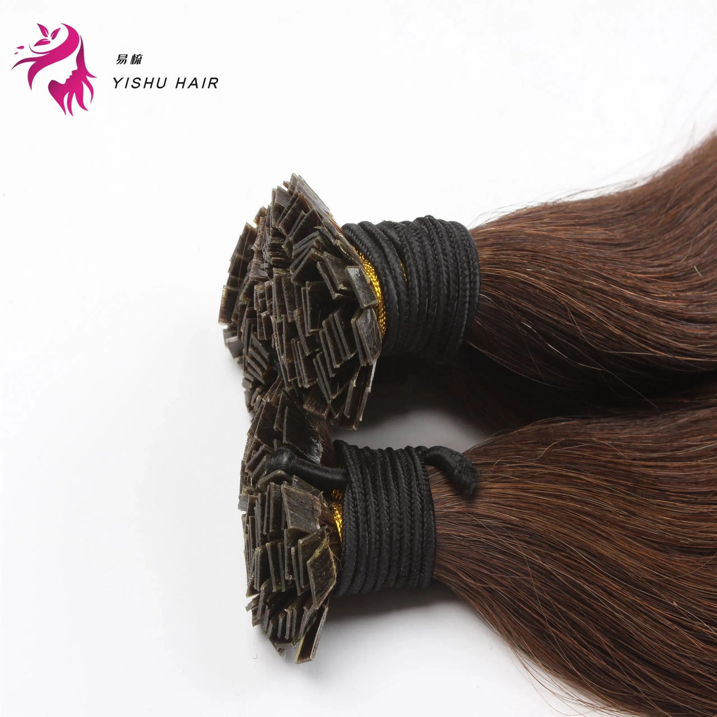 Factory Double Cuticle Aligned Virgin Hair Keratin Prebonded Flat Tip Human Hair Extension