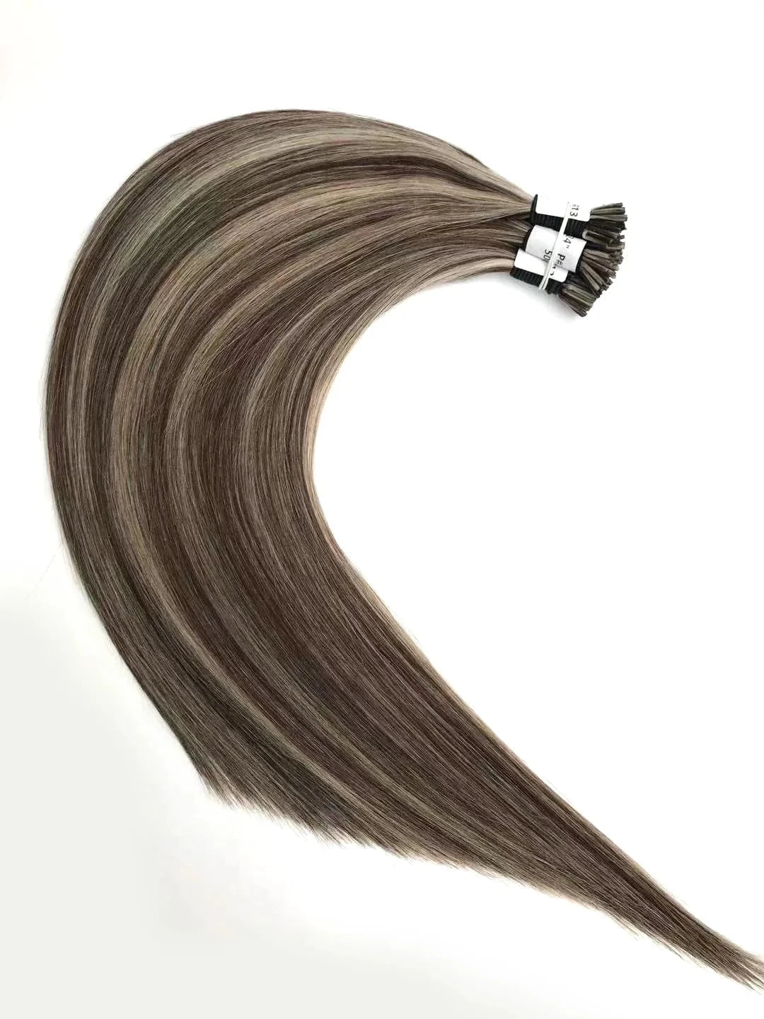 factory i-tip hair extensions raw virgin 100% remy russian double drawn 1b itip hair extensions i tip human hair extensions