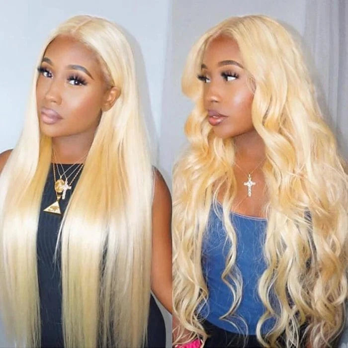 Factory Stock 150 Density Up To 32 Inch 13X4 613 Thin Swiss Hd Lace Front Wig Body Wave Frontal Human Hair Wigs Blonde 613