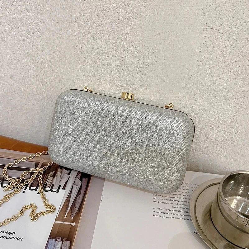 Factory wholesale Box Handbags 2024 Lady Fashion Chain Shoulder Bags Lady Design Party Purses For Woman