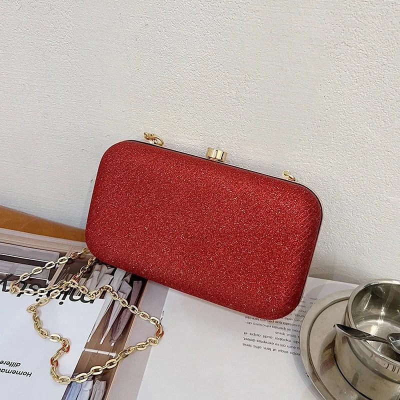 Factory wholesale Box Handbags 2024 Lady Fashion Chain Shoulder Bags Lady Design Party Purses For Woman