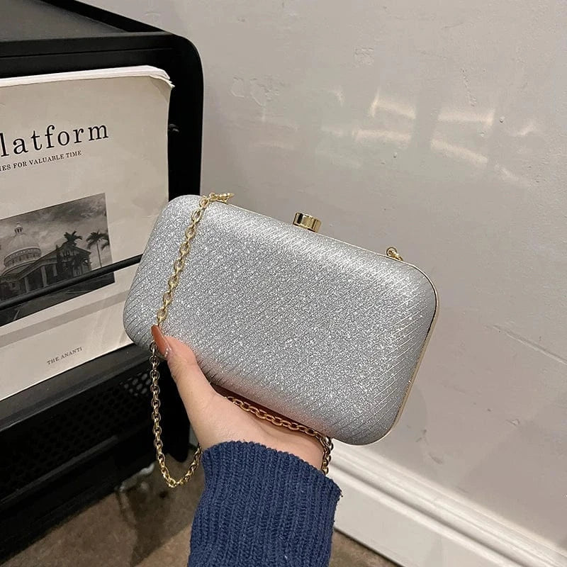 Factory wholesale Box Handbags 2024 Lady Fashion Chain Shoulder Bags Lady Design Party Purses For Woman
