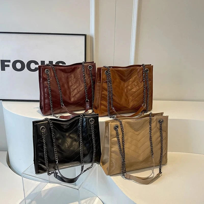 Factory wholesale handbags 2024 Light Lady High Capacity Tote Bags Lady Design Purses For Female