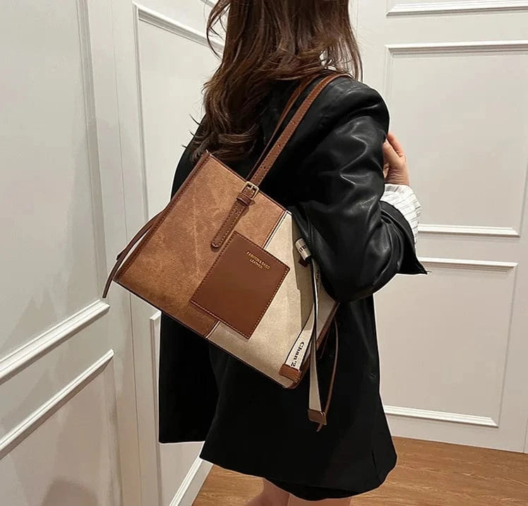 Factory Wholesale Trendy Handbags 2024 Light Lady Tote Leather Bags With Tape Lady Design Purses for women