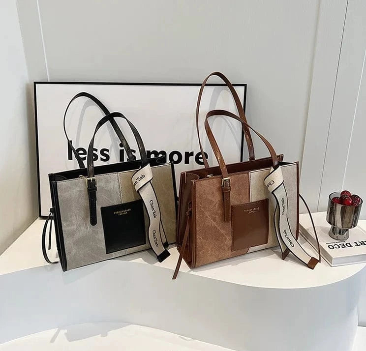 Factory Wholesale Trendy Handbags 2024 Light Lady Tote Leather Bags With Tape Lady Design Purses for women