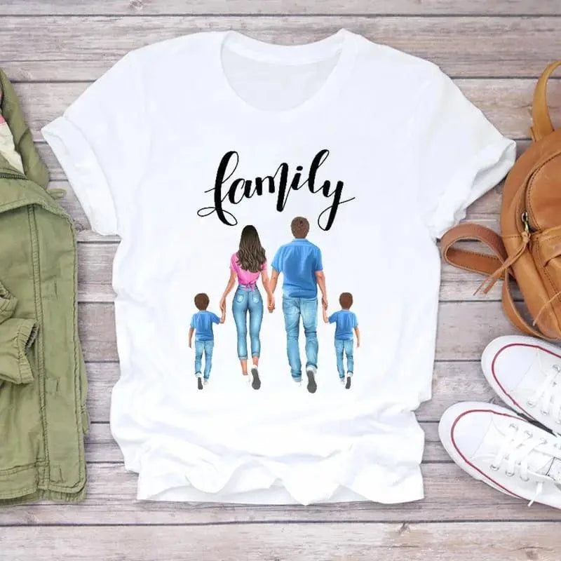 Family Cartoon Super Mom Life Momlife Mama Mother Summer Print Lady Outfits Top T Shirt Ladies Womens Graphic Female Tee T-Shirt
