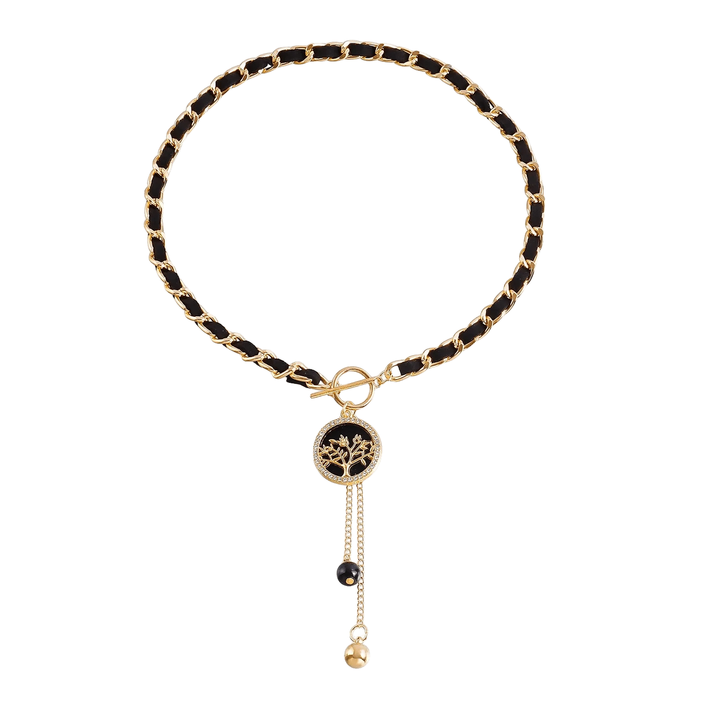 fashion / 18inches / Tree Random Sexy Wrapped Velvet Chain Black Heart-shaped Gold Butterfly Necklace for Women Girls Collarbone Chain Tassel Collar Bulk
