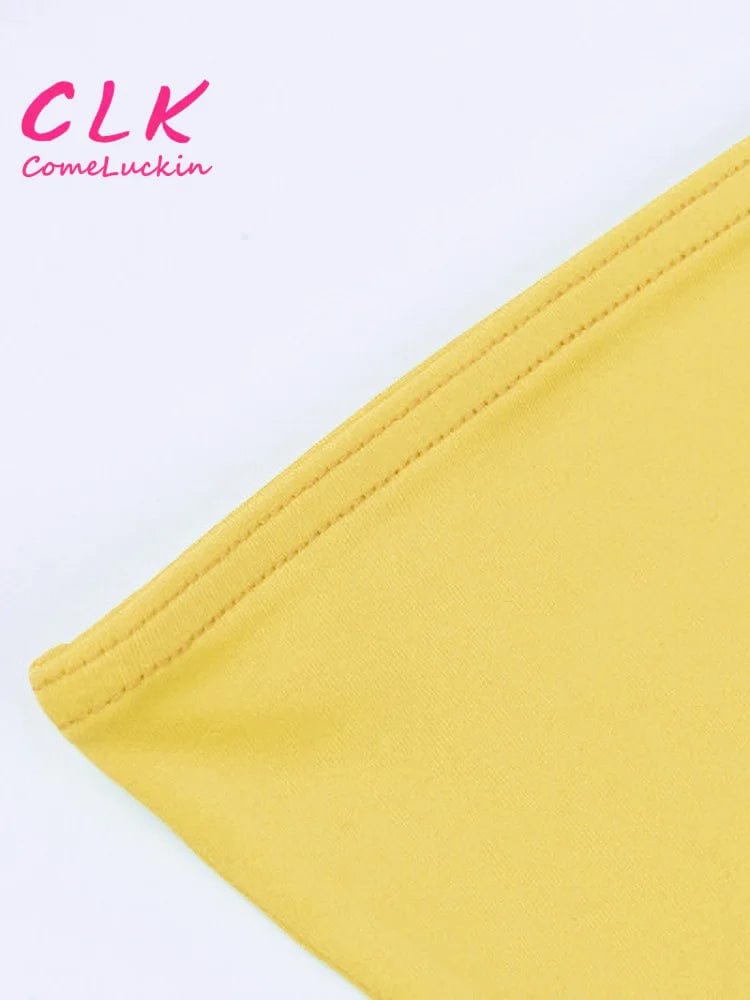 Fashion 2024 Spring New Sleeveless Strapless Crop Top Custom Logo Bodycon Sexy Casual Outfit Streetwear Top For Women