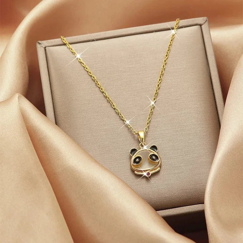 fashion / 58 Luxury Shiny Stainless Steel 18k Gold Zircon Heart Butterfly Pendant Necklace Women Boutique Pearl Flower Leaf Necklace for Gift