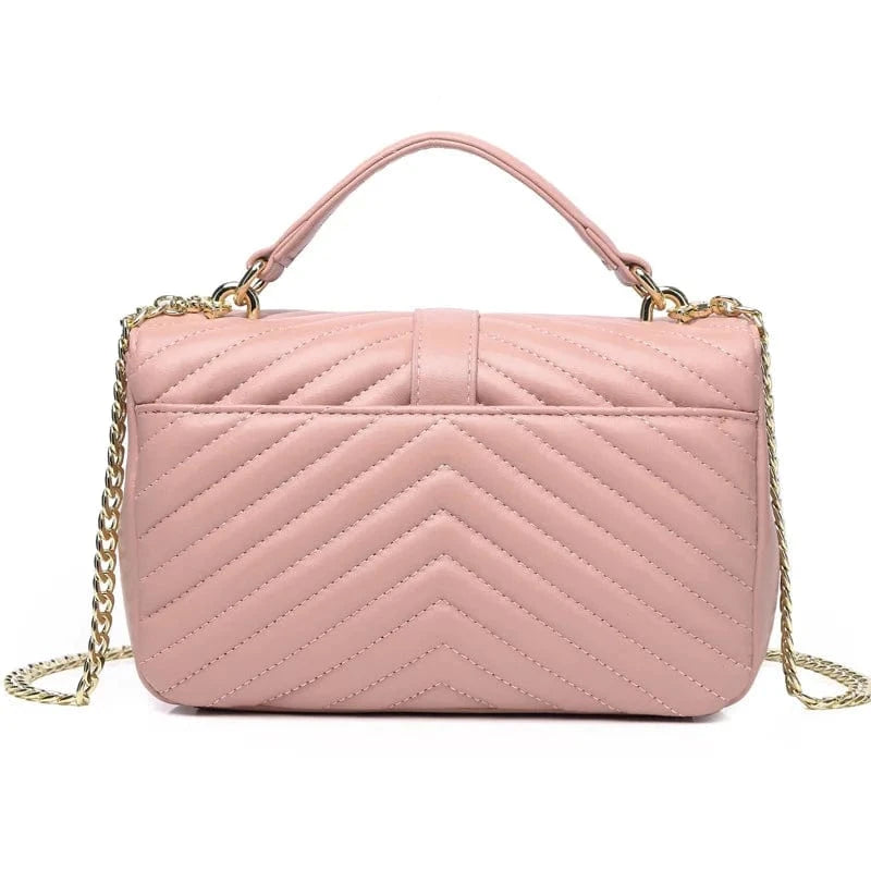 fashion designer custom high quality luxury genuine leather metal decoration pendant women's shoulder messenger bags handbags
