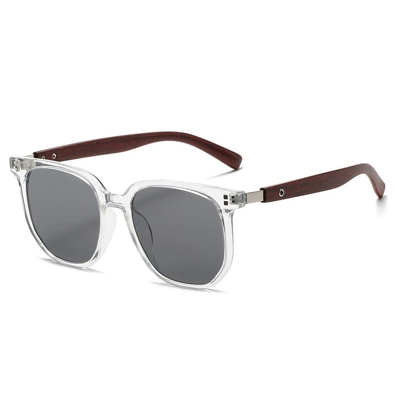 Fashion Sunglasses / C3 New version metal brown sunglasses women's retro wood grain leg Polygon sunglasses fashion sunglasses 2024