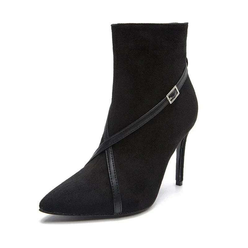 Fashion Women Summer Winter High Heels Female Pointed-toe Ankle Strap Stilettos Sexy Party Banquet Ladies Ankle Boots