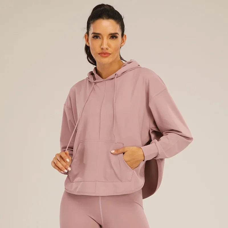 Fashionable Casual Sport Long Sleeve Hollow out Back Hoodie Two Piece Sets Women Stylish Yoga Gym Leggings Leisure Suit