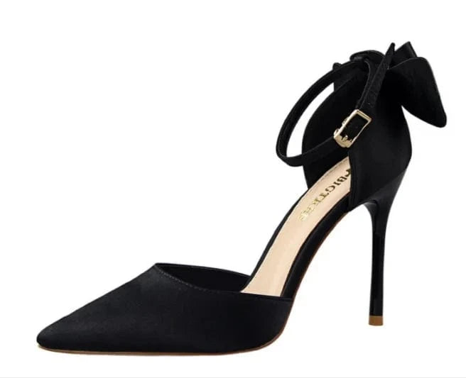 Fashionable Heel Ladies Pumps New Designer High Heeled Pointed Toe Ladies Pumps Sexy Elegant Ladies Heels