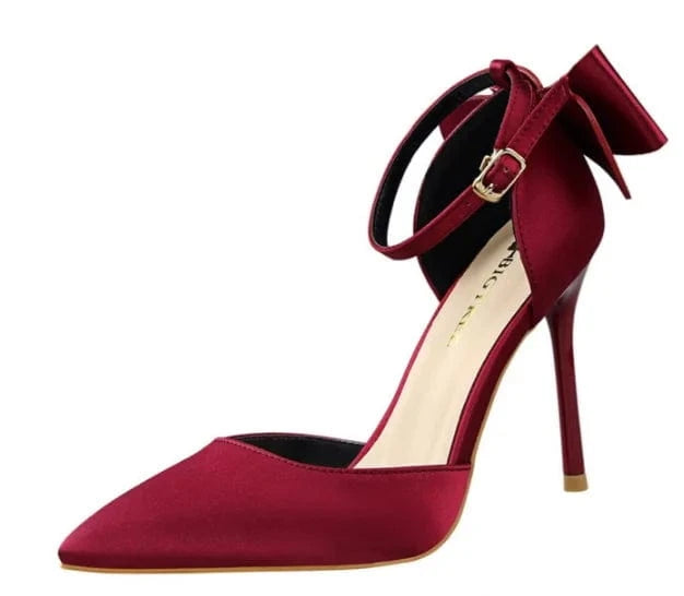 Fashionable Heel Ladies Pumps New Designer High Heeled Pointed Toe Ladies Pumps Sexy Elegant Ladies Heels