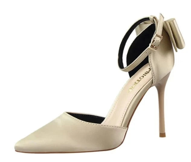 Fashionable Heel Ladies Pumps New Designer High Heeled Pointed Toe Ladies Pumps Sexy Elegant Ladies Heels