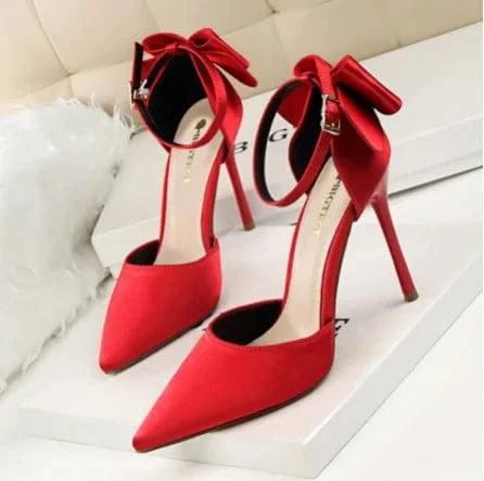 Fashionable Heel Ladies Pumps New Designer High Heeled Pointed Toe Ladies Pumps Sexy Elegant Ladies Heels