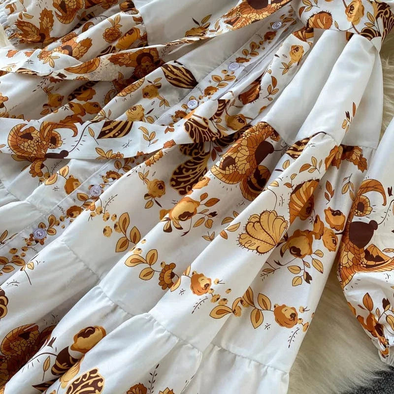 Free / As picture 2022 New Arrival Summer Dresses Women Casual Elegant Classic Fit And Flare Midi Dress