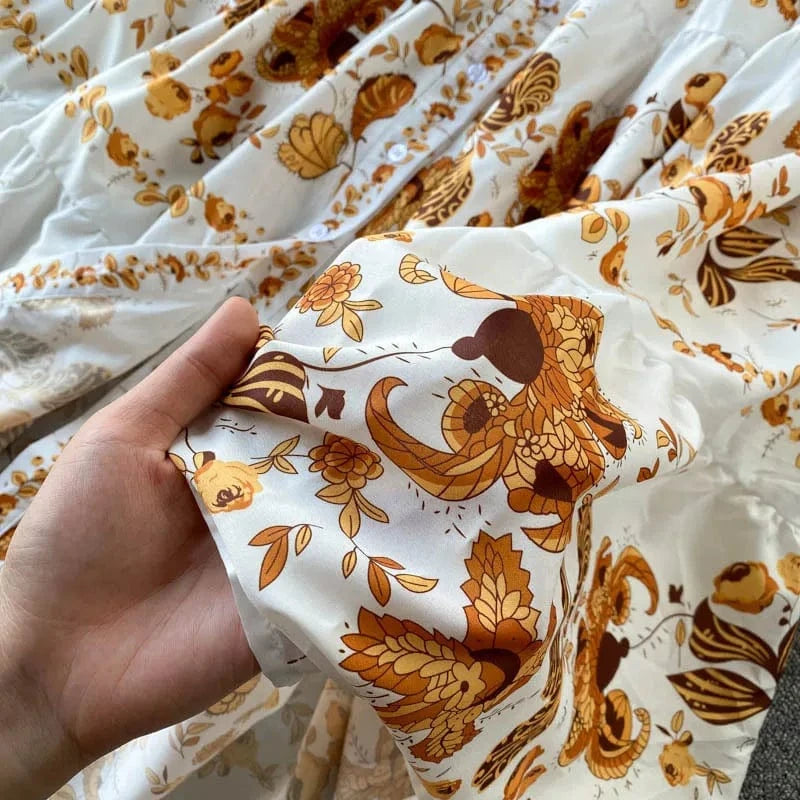 Free / As picture 2022 New Arrival Summer Dresses Women Casual Elegant Classic Fit And Flare Midi Dress