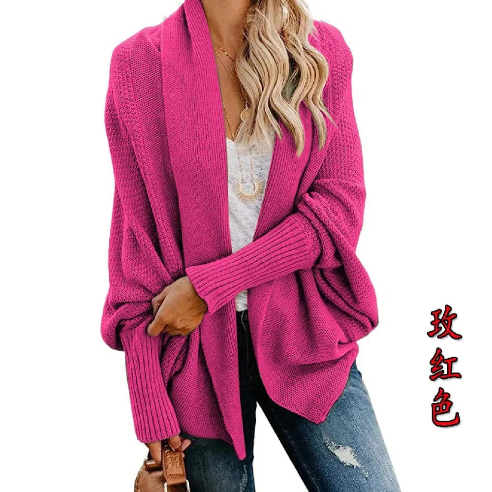 Free / Fuchsia Winter 2024 new sweater sweater cardigan plus-size women's multicolor coat