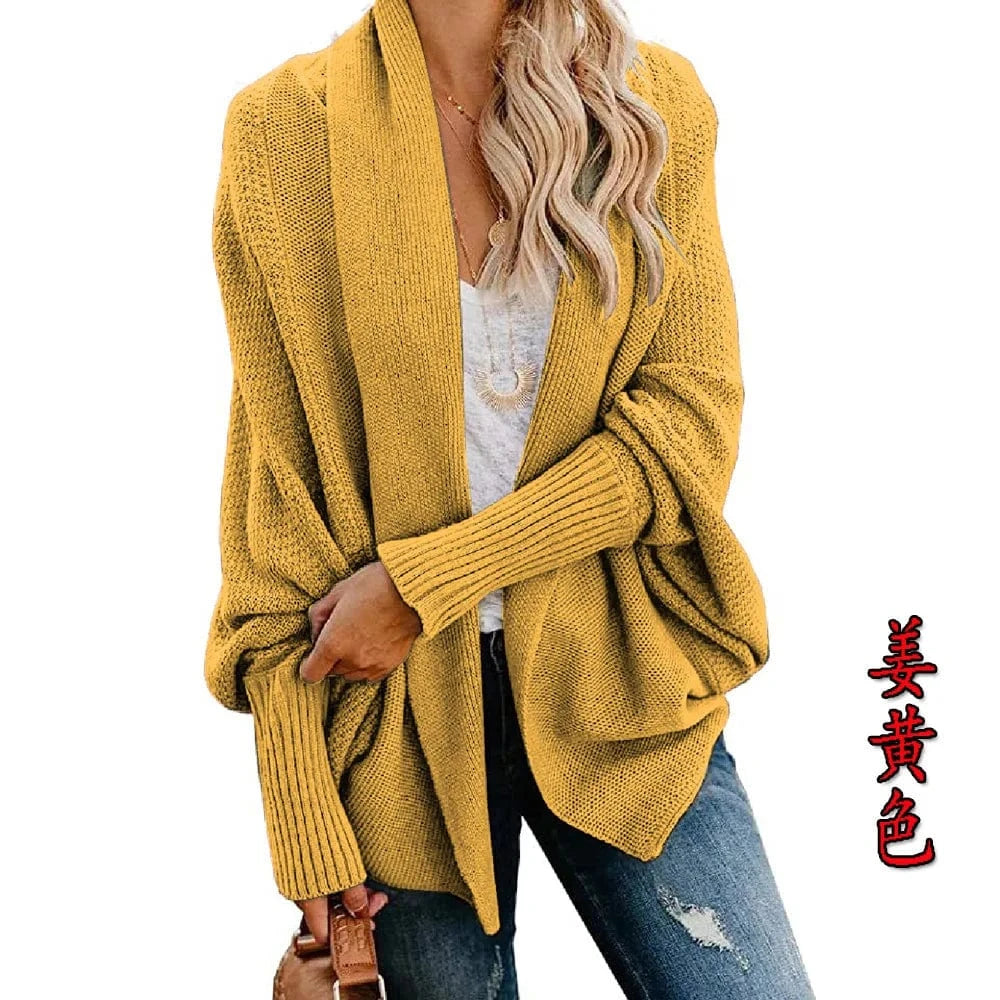 Free / Yellow Winter 2024 new sweater sweater cardigan plus-size women's multicolor coat