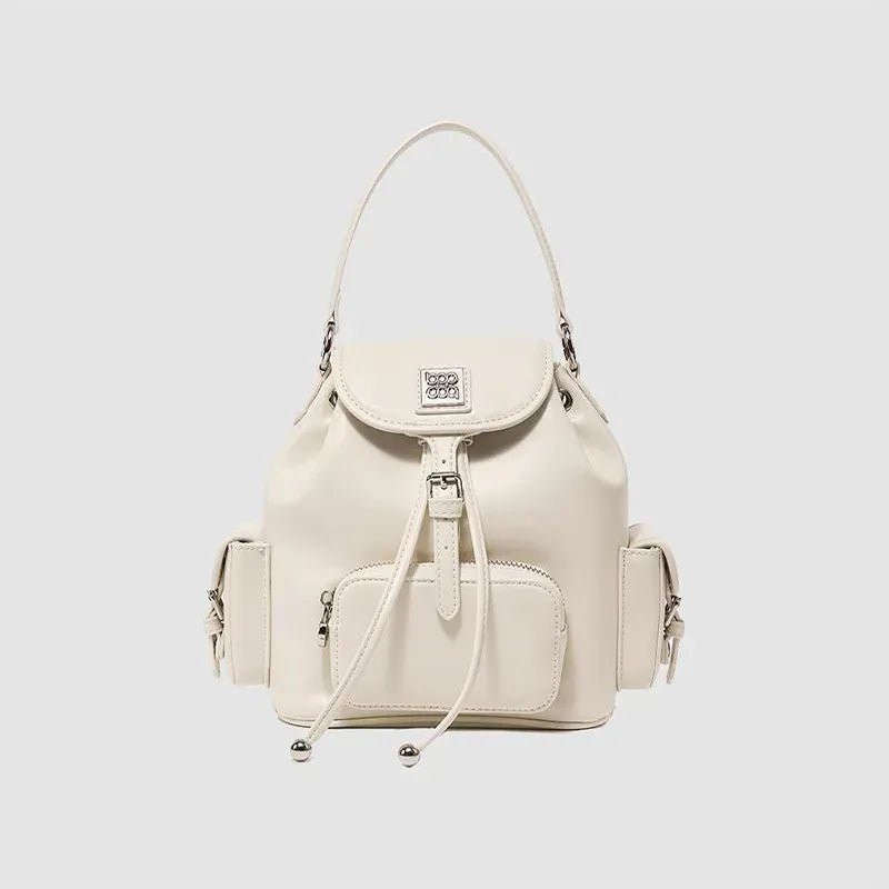 Genuine Leather Backpack Large Capacity Versatile Backpack Texture Fashion Travel Backpack Messenger Bag - SN Wigs & More