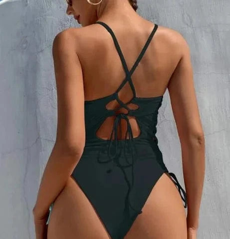 Girls Swimwear Women Bandage One Piece Swimsuit Bikini Bodycon Bathing Suit Women Monokini Beachwear