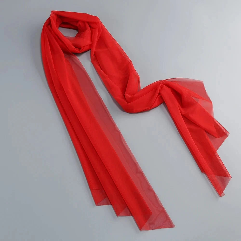 Glamorous Women's Red Strapless Retro Style Maxi Dress with Lace Chiffon Scarf Embellishment Bodycon Fit for Party Evening Event