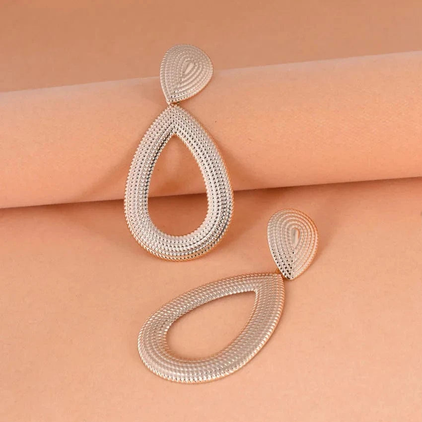Gold 20155-13 Fashion Statement Earrings Geometric Round Earrings For Women Hanging Dangle Earrings Drop Earing Modern Female Jewelry