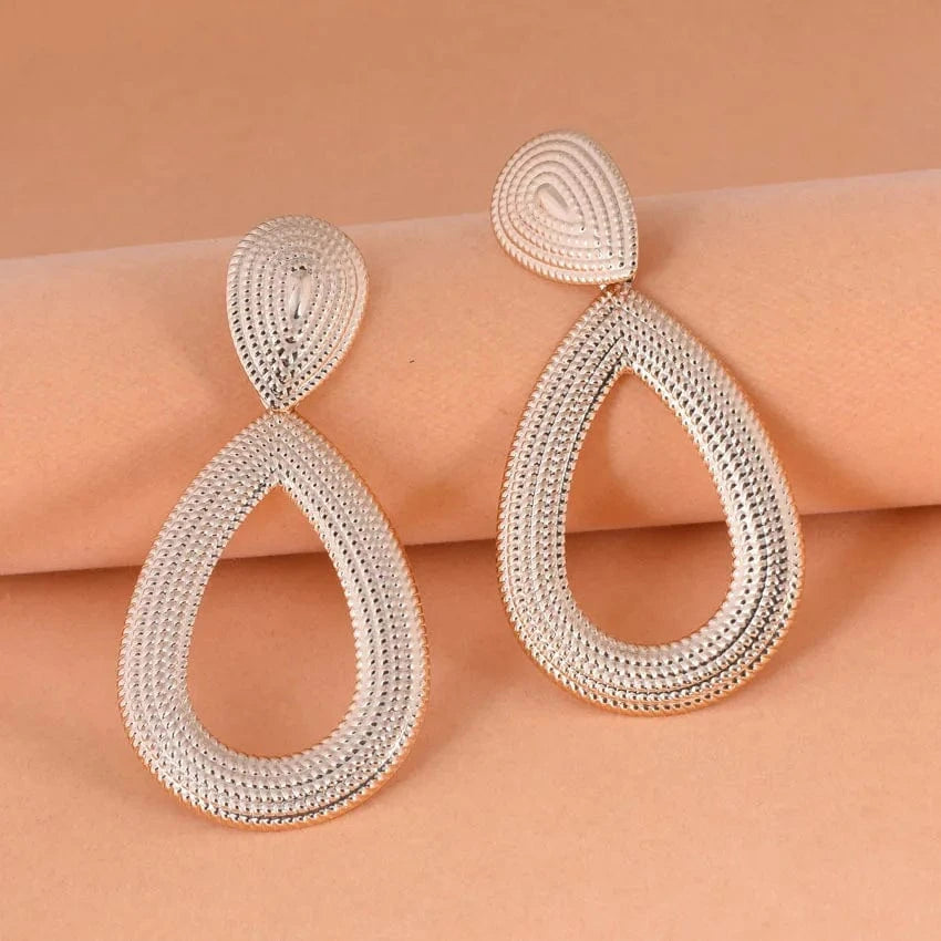 Gold 20155-13 Fashion Statement Earrings Geometric Round Earrings For Women Hanging Dangle Earrings Drop Earing Modern Female Jewelry