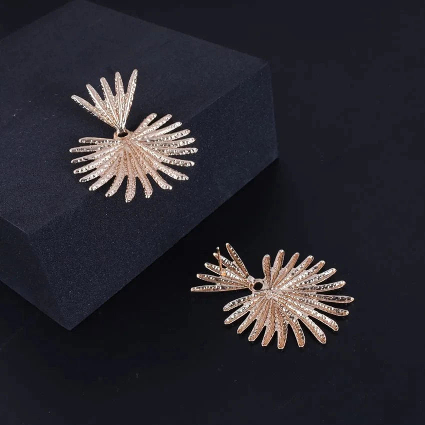 Gold 20155-8 High Quality Gold Plated Trendy Women Earrings Exaggerated Statement Earrings