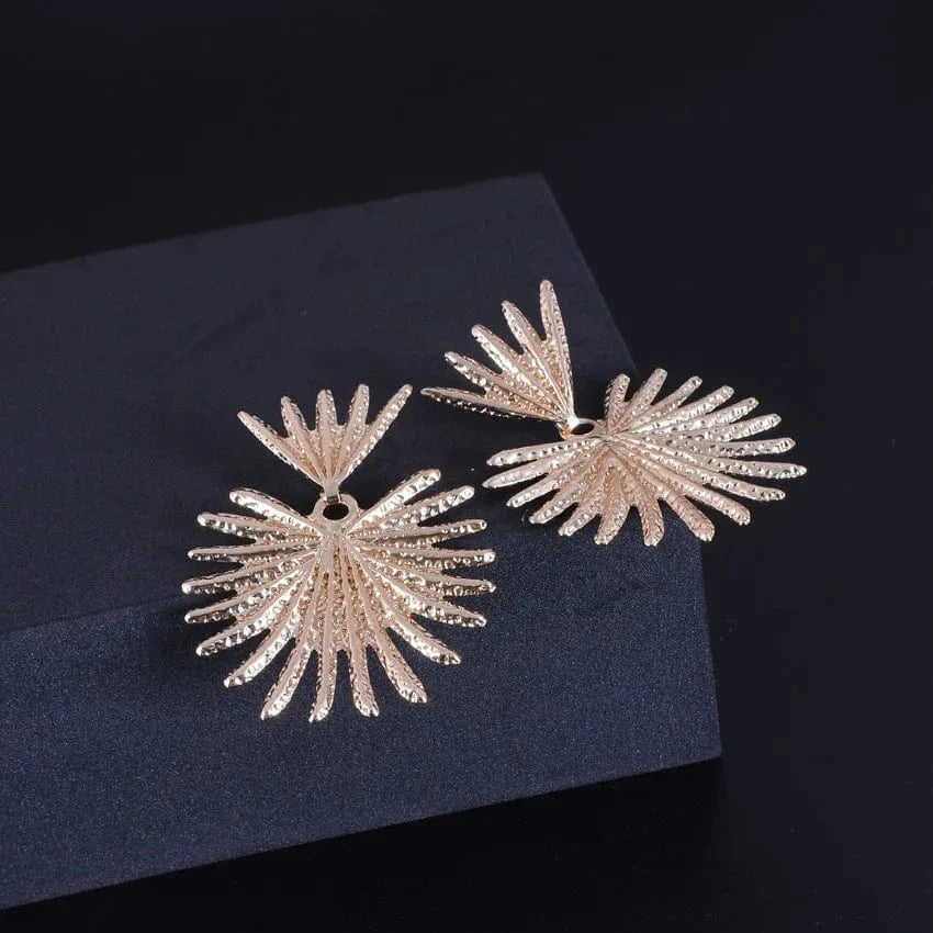 Gold 20155-8 High Quality Gold Plated Trendy Women Earrings Exaggerated Statement Earrings