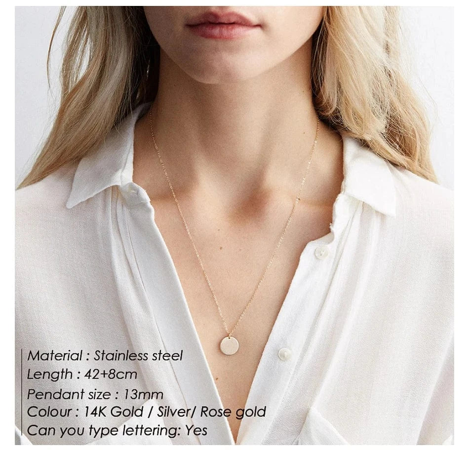 Gold Choker Cuban Link Chain Necklace Set