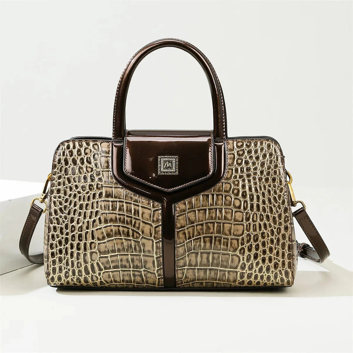 Golden 2ndr Brand Fashion Ladies Pu Leather Handbag Custom Logo Woman Bags Luxury Shoulder Tote Hand Bags