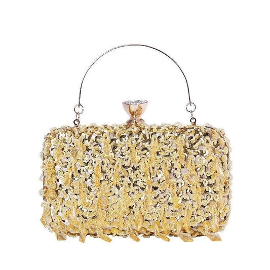 good quality fashion unique design evening bag beaded sequin party bling luxury clutch purse for women