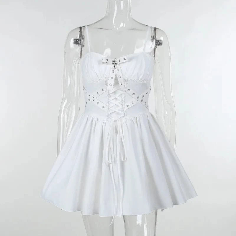 Gothic sexy Gothic dress retro Bubble A-line black lolita dress suede beautiful gothic high waist ladies club party dress