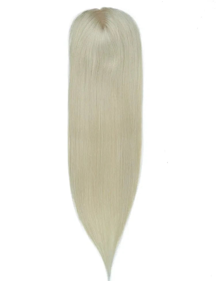 Greathairgroup Women Hair Pieces Remy Human Hair For Women Topper Hand-made Silk Base Topper