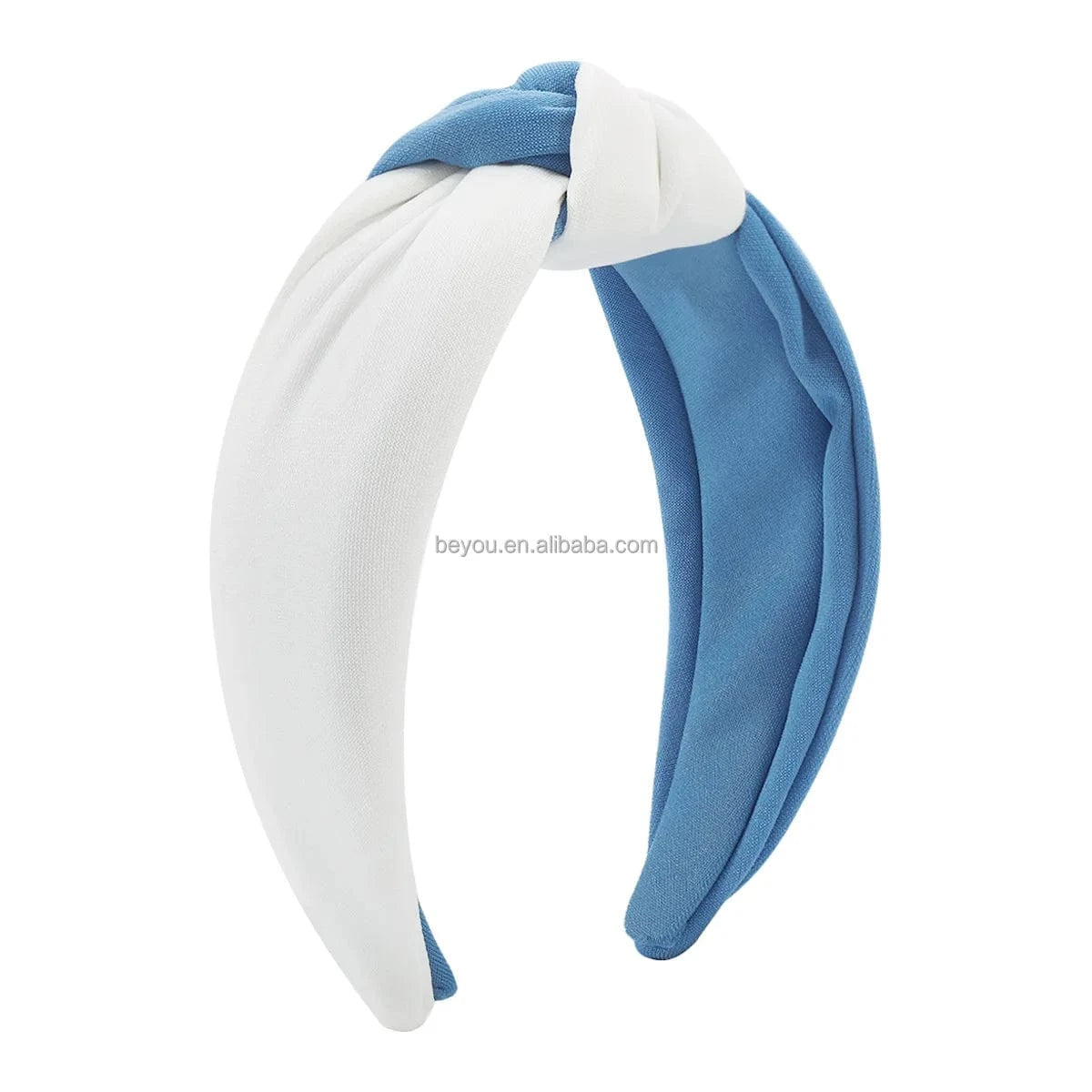 Greek Sorority Color Fashion Top Knotted Headbands for Women Girls Fabric Non Slip Wide Brimmed Head Band Jewelry