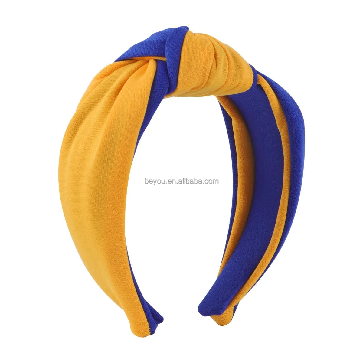 Greek Sorority Color Fashion Top Knotted Headbands for Women Girls Fabric Non Slip Wide Brimmed Head Band Jewelry