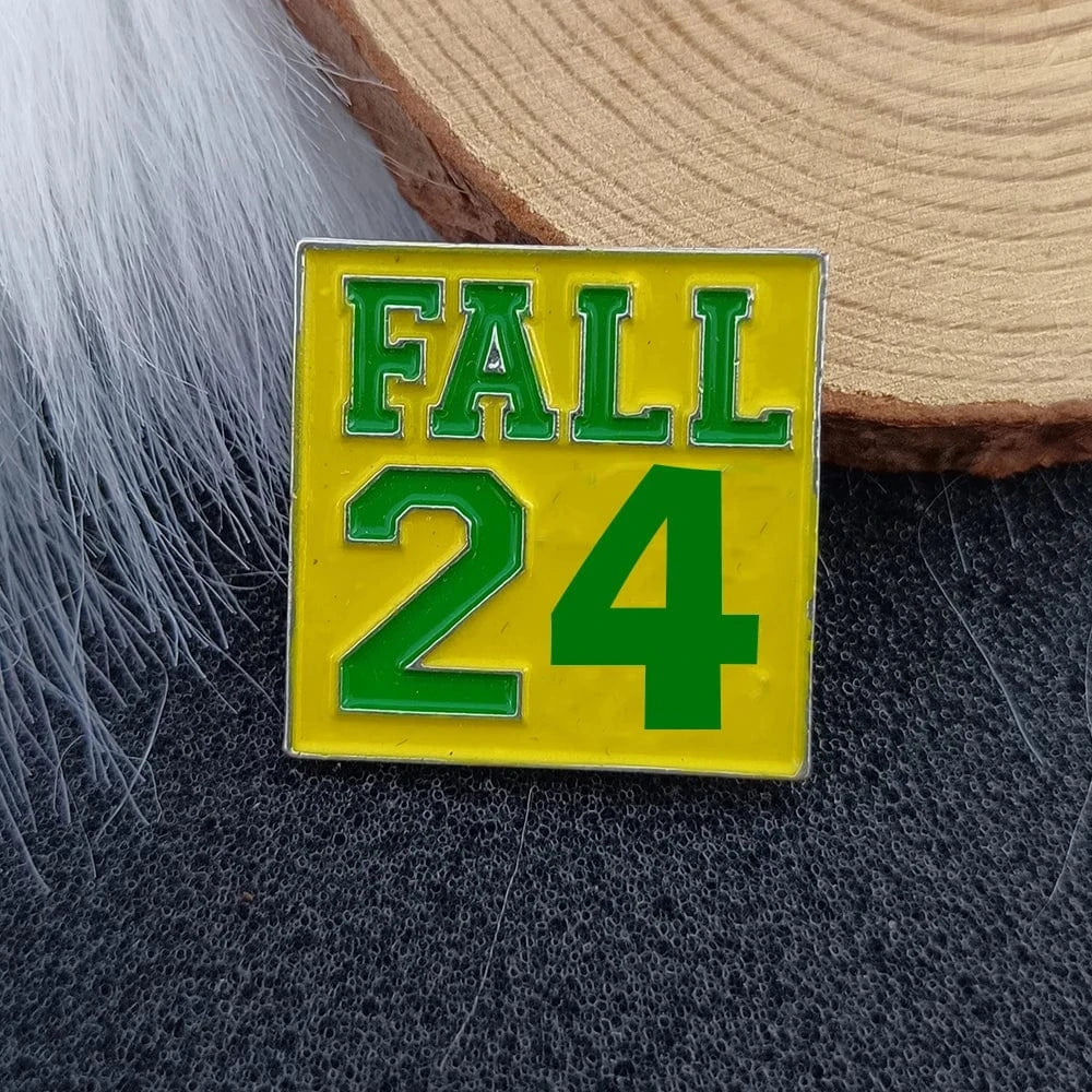 Greek Sorority Delta Aka Green And Pink Spring 25 Brooch Pin Zeta Square Red And White FALL 24 Lapel Pin Jewellery Brooches