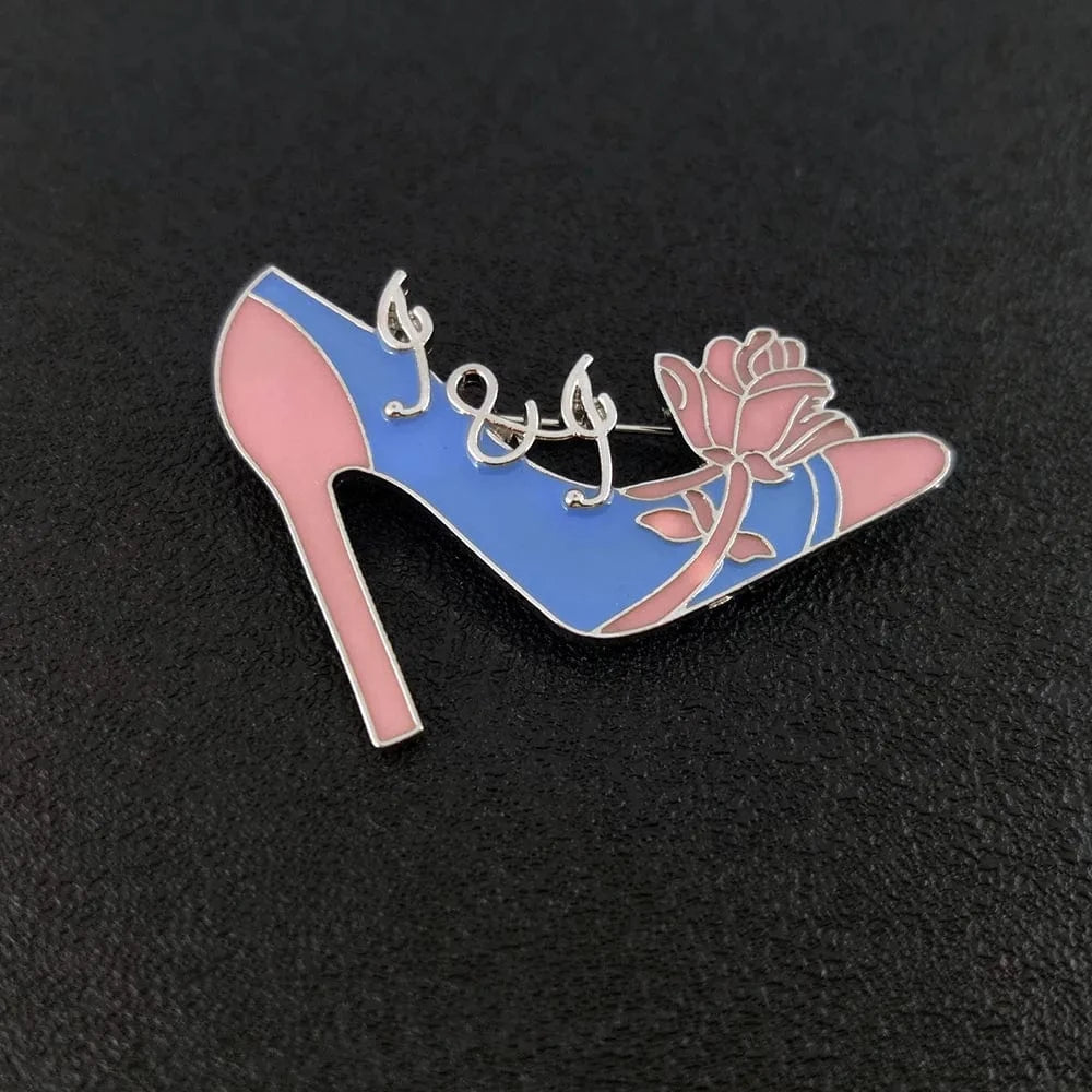 GREEK symbol brooch / 04 / As shown in the figure Greek Sorority letters Jack and Jill brooch Pin Silver Plated Women Accessories gift