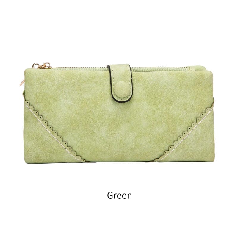 Green MIYIN 2024 hot selling women wallet Long Retro ladies purse Multifunction wallet card holder cartera women's wallets