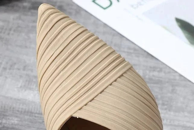 GX01A55 Fashion Women Slippers For Pointed Toe Low Heel Slides Outdoor Women Shoes